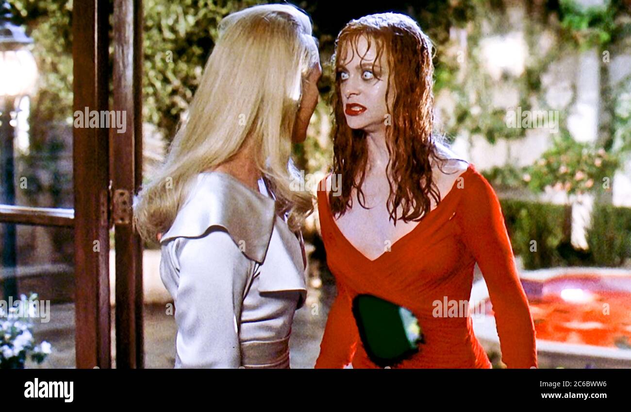 ÉTATS-UNIS. Meryl Streep et Goldie Hawn dans une scène du film ©Universal Pictures: La mort devient elle (1992). Complot : lorsqu’une femme apprend un traitement d’immortalité, elle le voit comme un moyen de surpasser son rival de longue date. Directeur: Robert Zemeckis Réf.: LMK110-J6630-020720 fourni par LMKMEDIA. Éditorial uniquement. Landmark Media n'est pas le propriétaire des droits d'auteur de ces images de films ou de télévision, mais fournit un service uniquement pour les médias reconnus. pictures@lmkmedia.com Banque D'Images