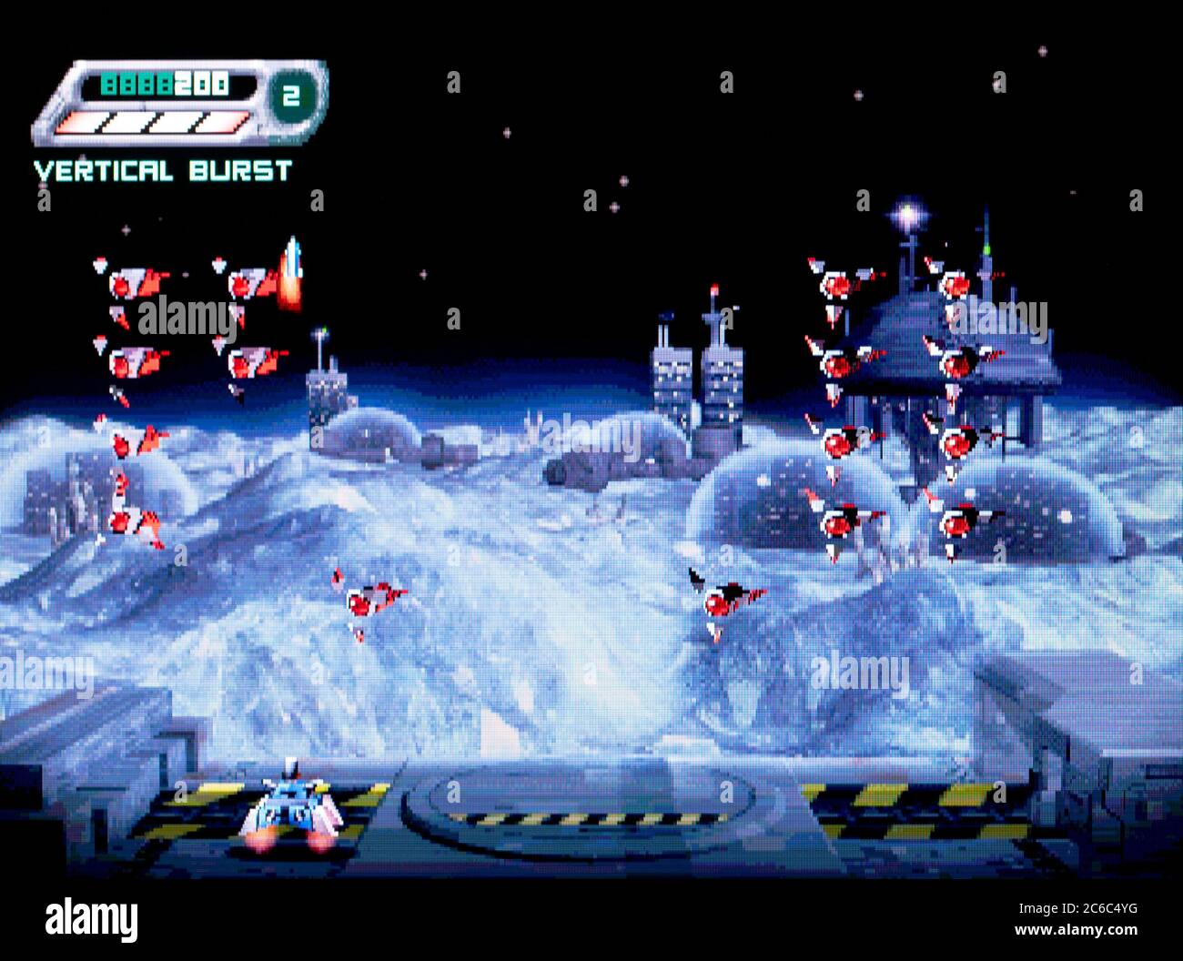 Space Invaders - Sony PlayStation 1 PS1 PSX - usage éditorial uniquement Banque D'Images