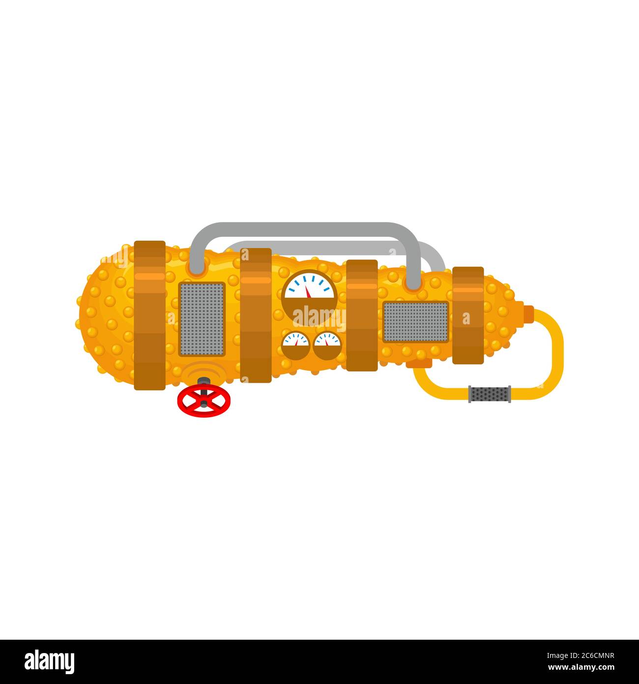 Pancréas métallique. Organe artificiel. L'avenir de la cybernétique. Anatomie humaine du robot. Organes internes robotisés. Système d'organes de l'oesophage de Cyborg de fer corps Illustration de Vecteur