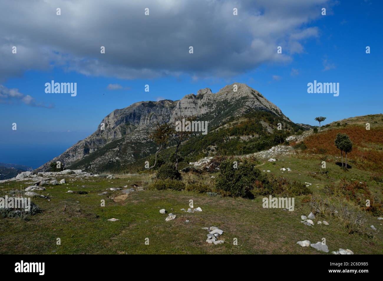 Paysage naturel dans la province d'Avellino, Italie. Banque D'Images