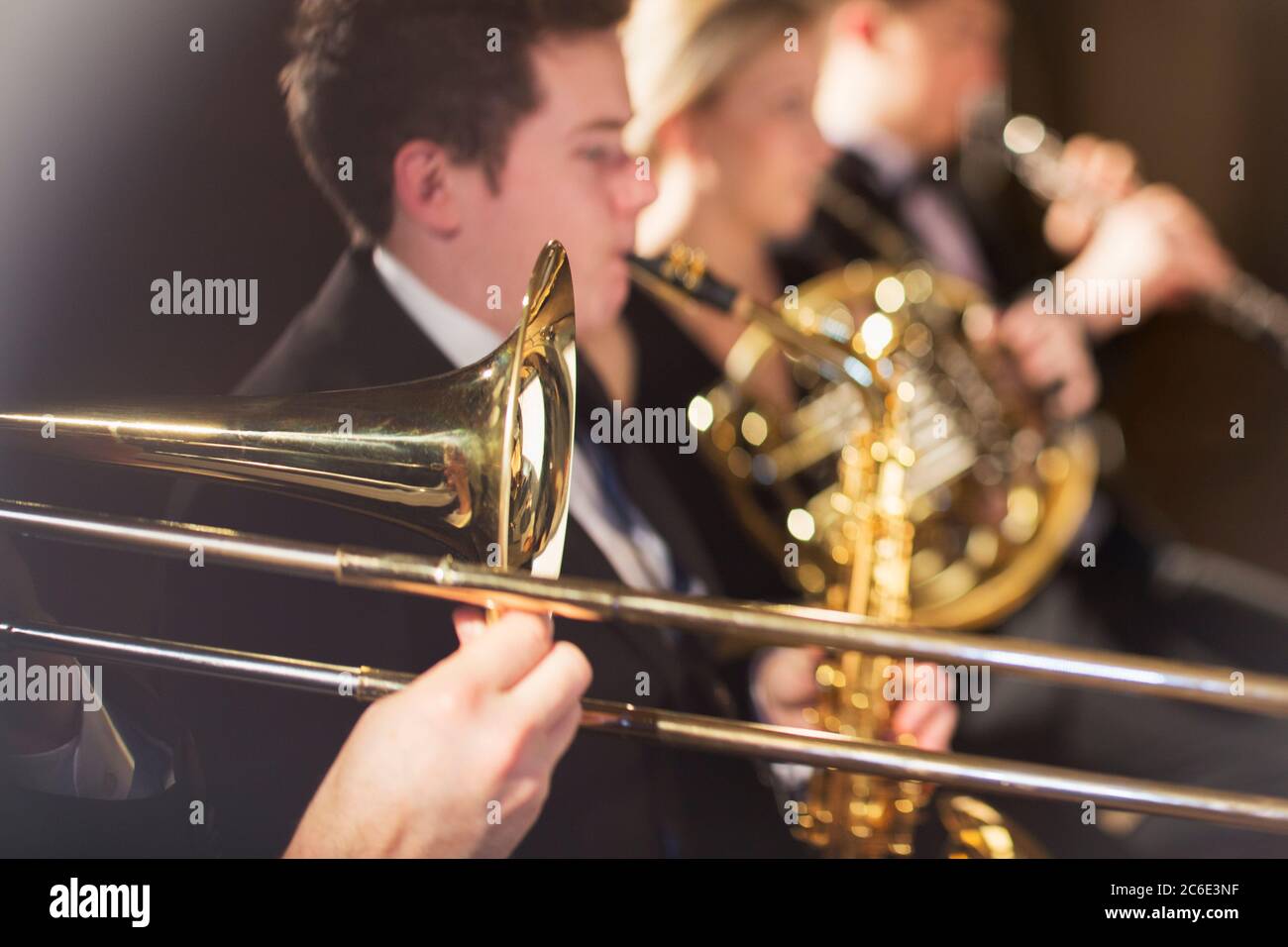 La scène de l'orchestre Banque D'Images