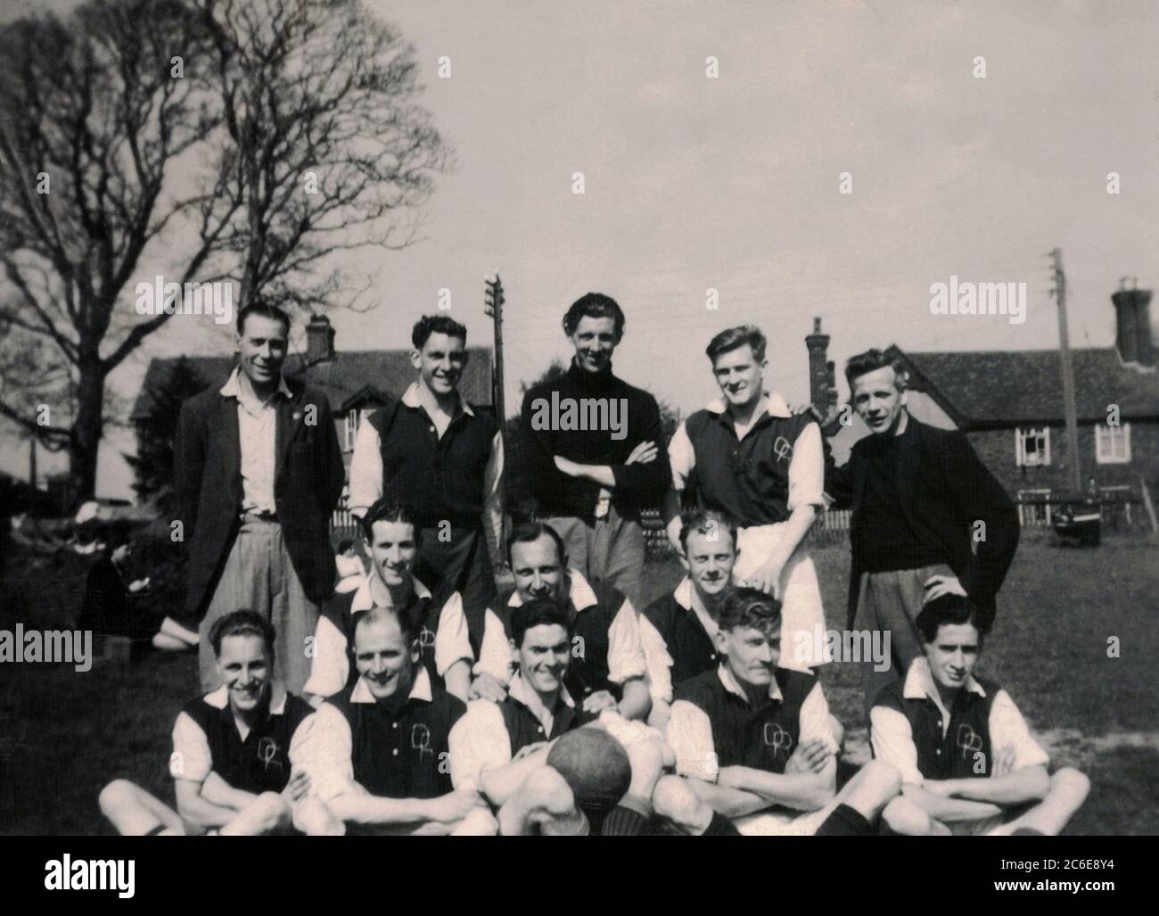 Club de football de Danbury Rovers, ligues amateurs d'Essex des années 1950 Banque D'Images