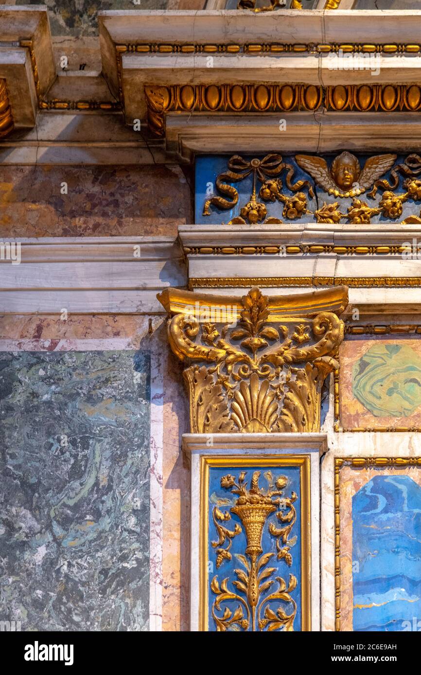 Italie, Latium, Rome, Ponte, via Del Banco di S. Spirito, Chiesa dei Santi Celso e Giuliano Banque D'Images