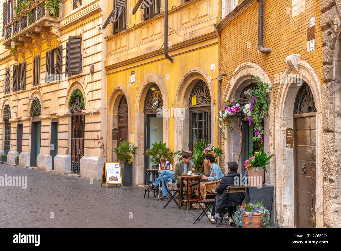 Italie, Latium, Rome, Ponte, via del Governo Vecchio Banque D'Images