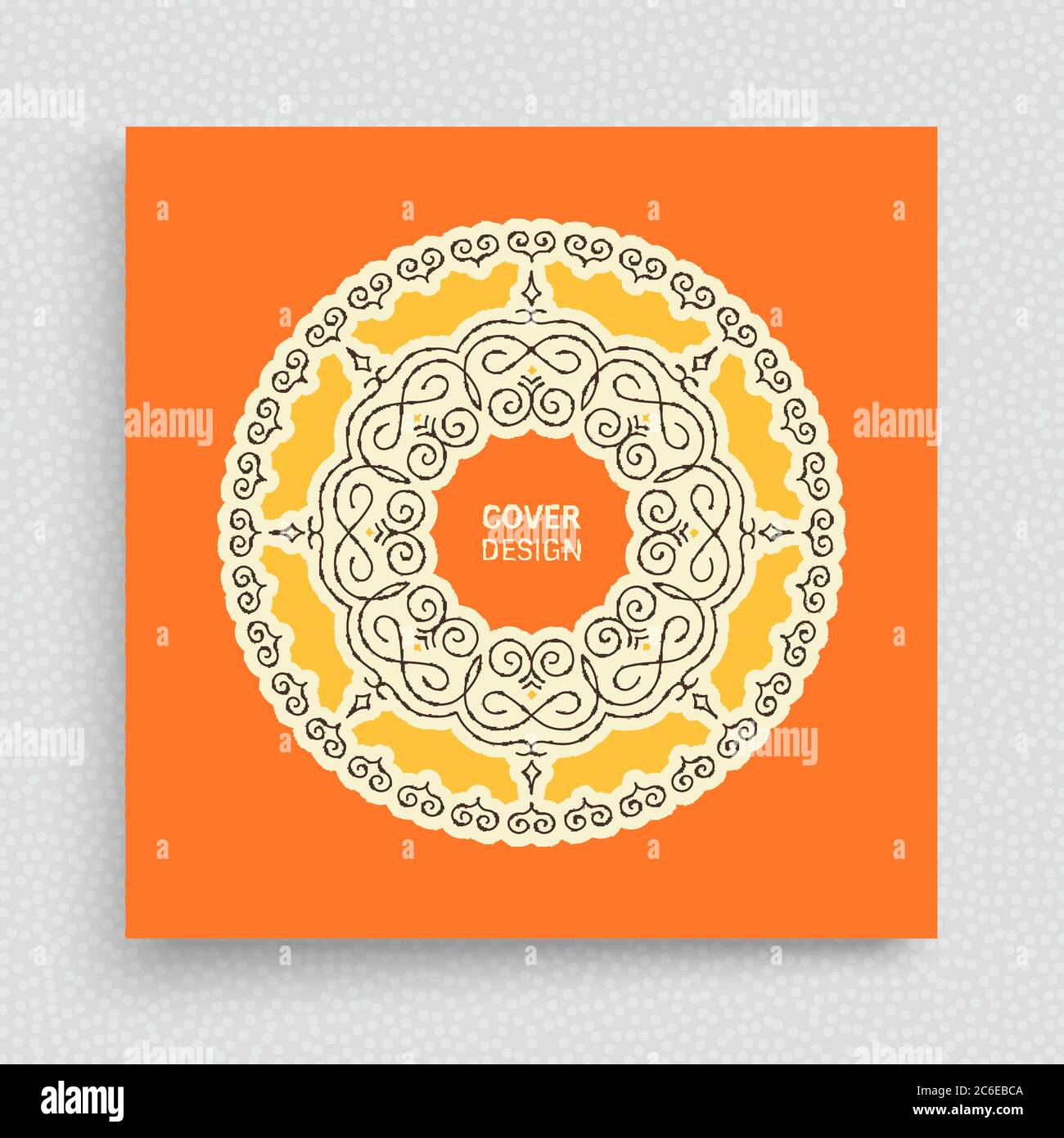 Élément de cercle ethnique. Orienter le design traditionnel. Décoration ronde Mandala. Illustration de mode vectorielle. Illustration de Vecteur