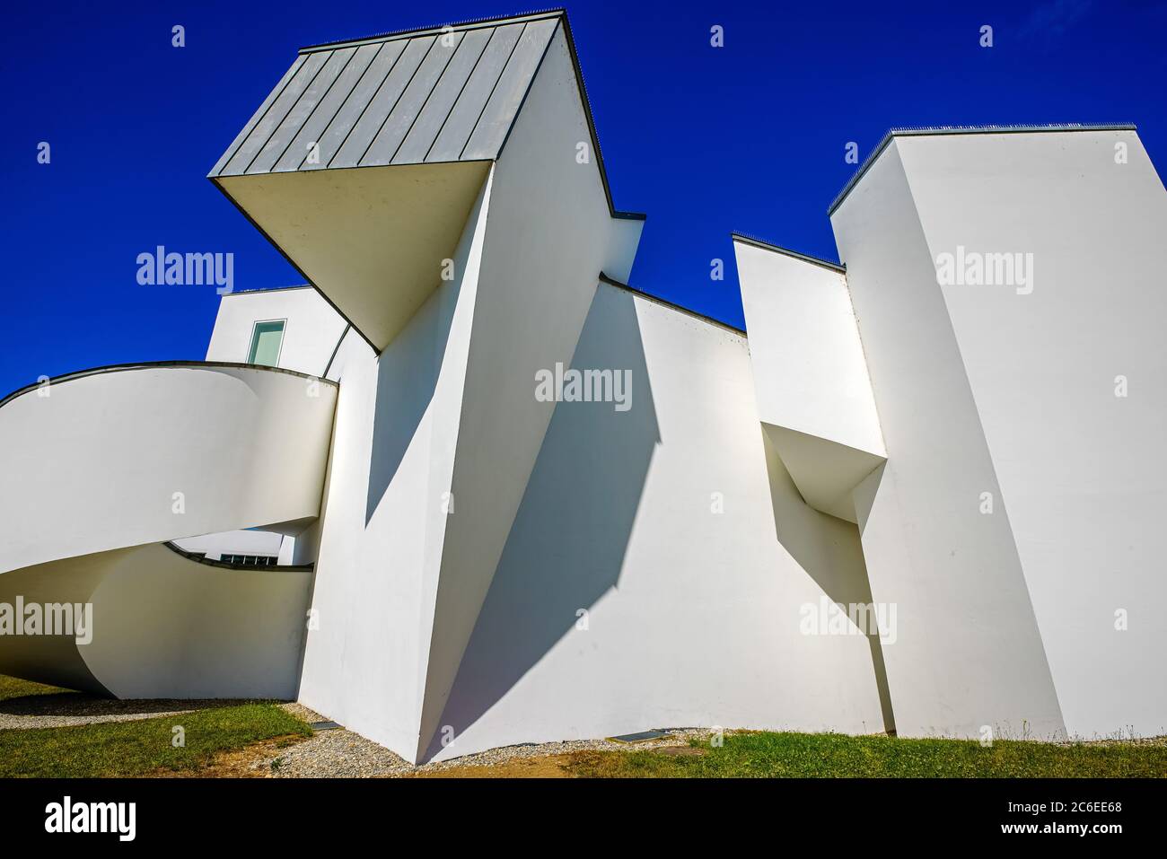 Vitra Vitra Design Museum de Park, l'architecte Frank O. Gehry, Weil am Rhein, Allemagne. Banque D'Images