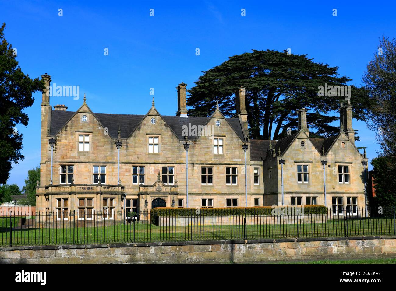 Duffield Hall, village de Duffield, Derbyshire, Angleterre, Royaume-Uni Banque D'Images