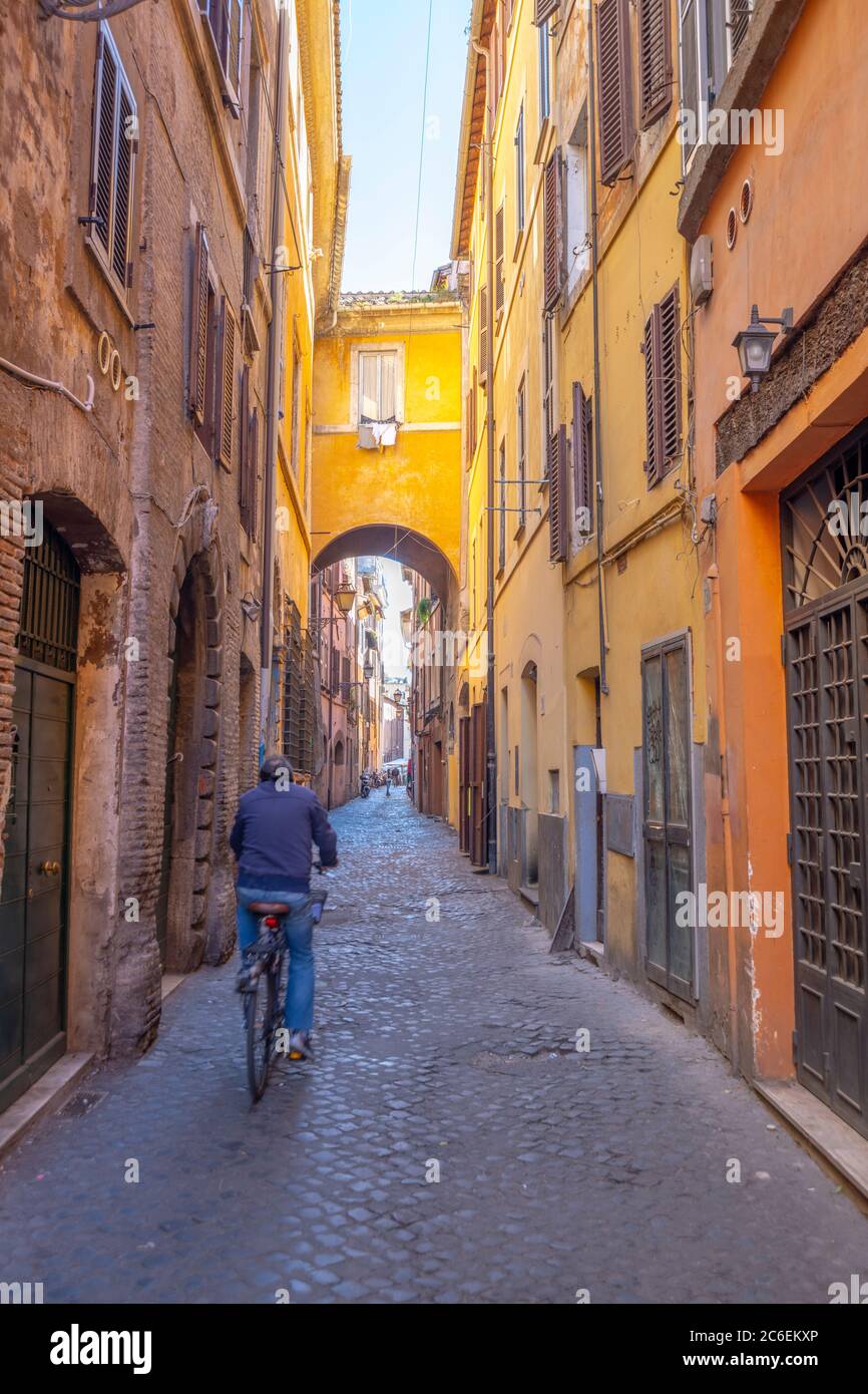 Italie, Latium, Rome, Regola, via Dei Cappellari Banque D'Images