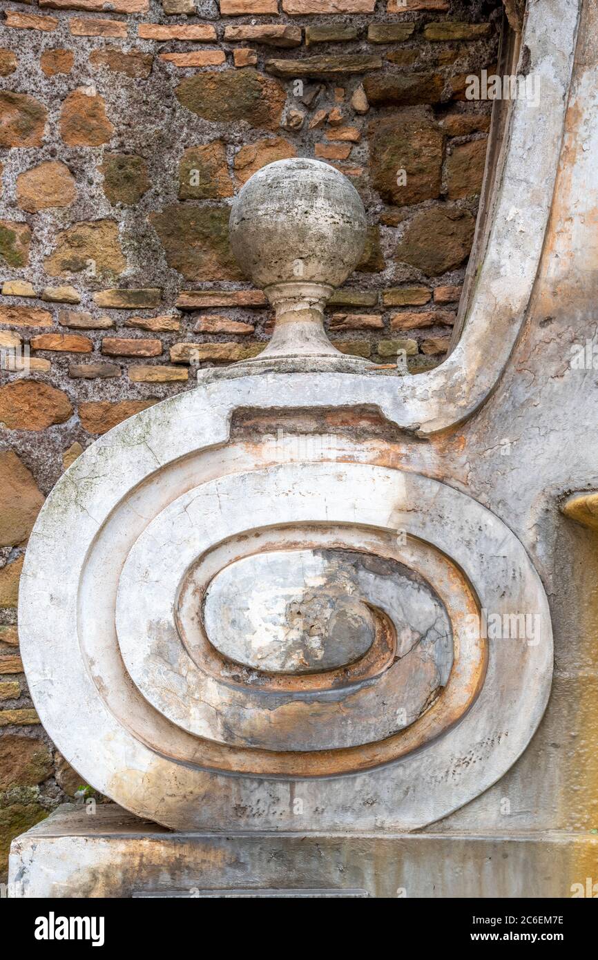 Italie, Latium, Rome, Regola, Fontana del Macherone Banque D'Images