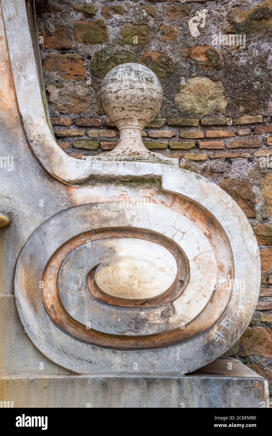 Italie, Latium, Rome, Regola, Fontana del Macherone Banque D'Images