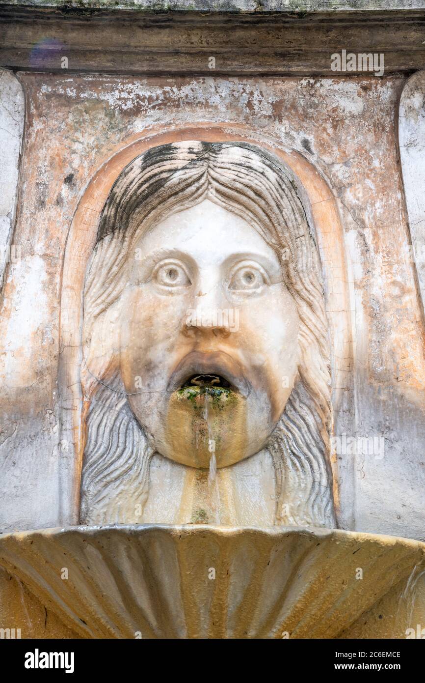 Italie, Latium, Rome, Regola, Fontana del Macherone Banque D'Images