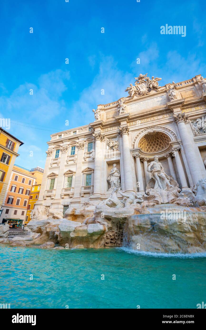Italie, Latium, Rome, Fontaine de Trevi Banque D'Images
