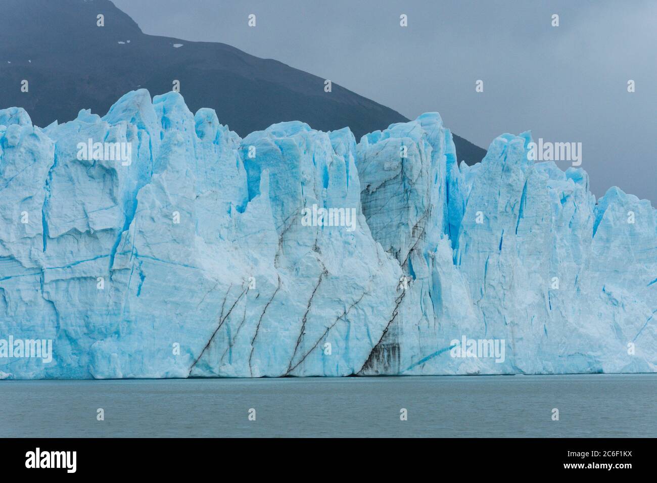 Glaciar Perito Moreno en Patagonie dans les Andes argentines près de El Calafate Banque D'Images