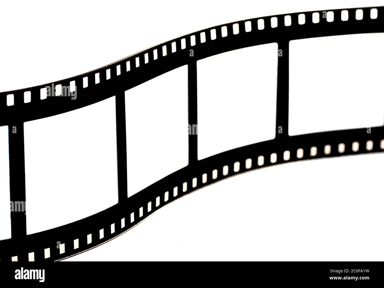 Film 35 mm noir et blanc, avec espace pour insérer du texte ou des images. Banque D'Images