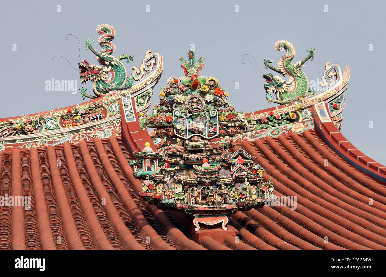 Déesse du Temple de Mercy à George Town sur l'île de Penang Banque D'Images