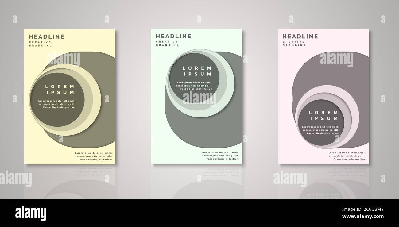 Conception de couvercle. Ensemble de papier d'arrière-plan style coupé design moderne pour la couverture, prospectus, annuel, page, rapport, livre, magazine, titre, papier peint. Illustration de Vecteur
