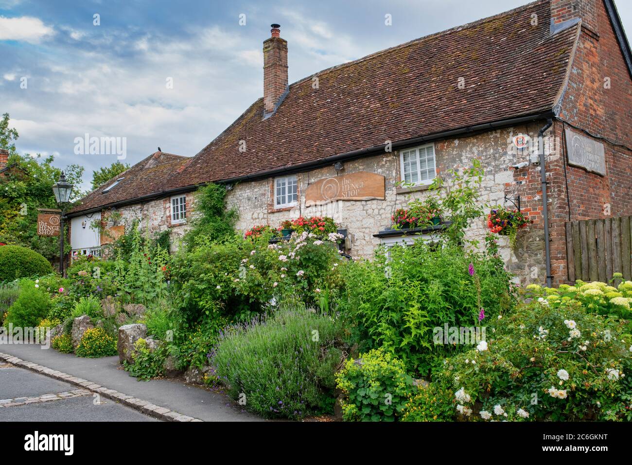 La boutique de henge à Avebury, Wiltshire, Angleterre Banque D'Images