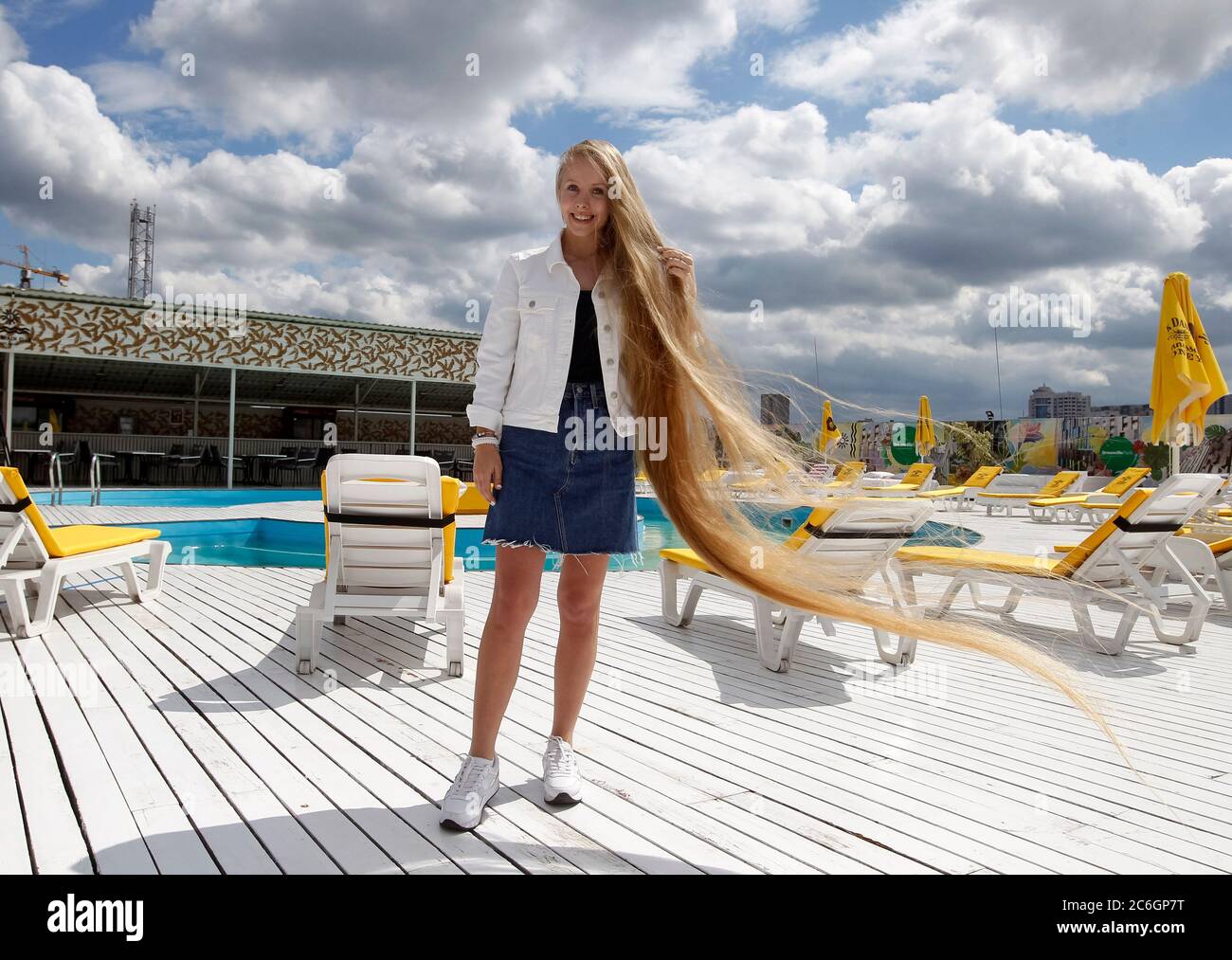 Kiev, Ukraine. 09e juillet 2020. Olena Korzenyuk, 17, Qui est
