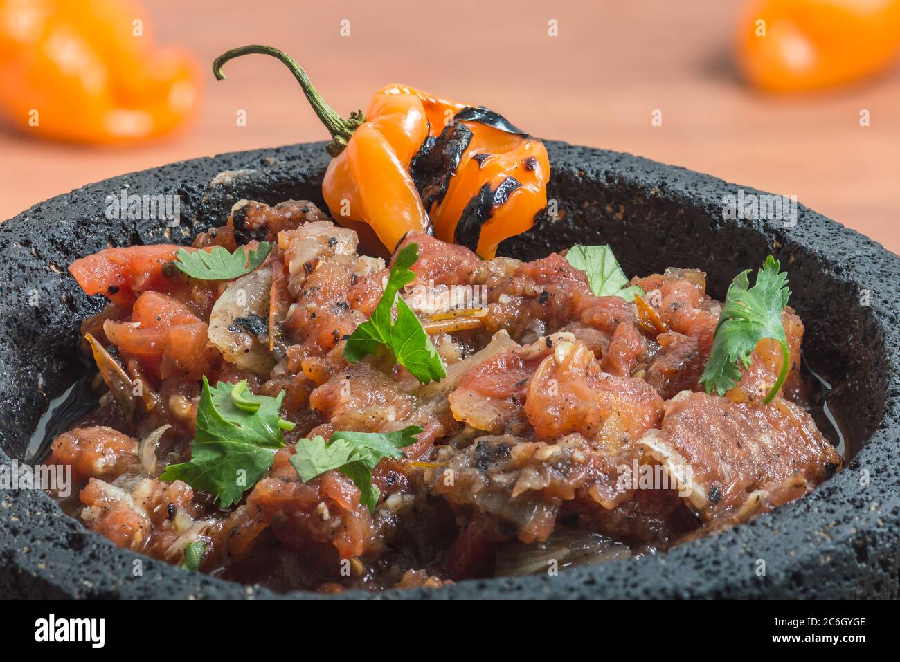 Chiltomate, sauce mexicaine au Chili et à la tomate de la péninsule du Yucatan Banque D'Images