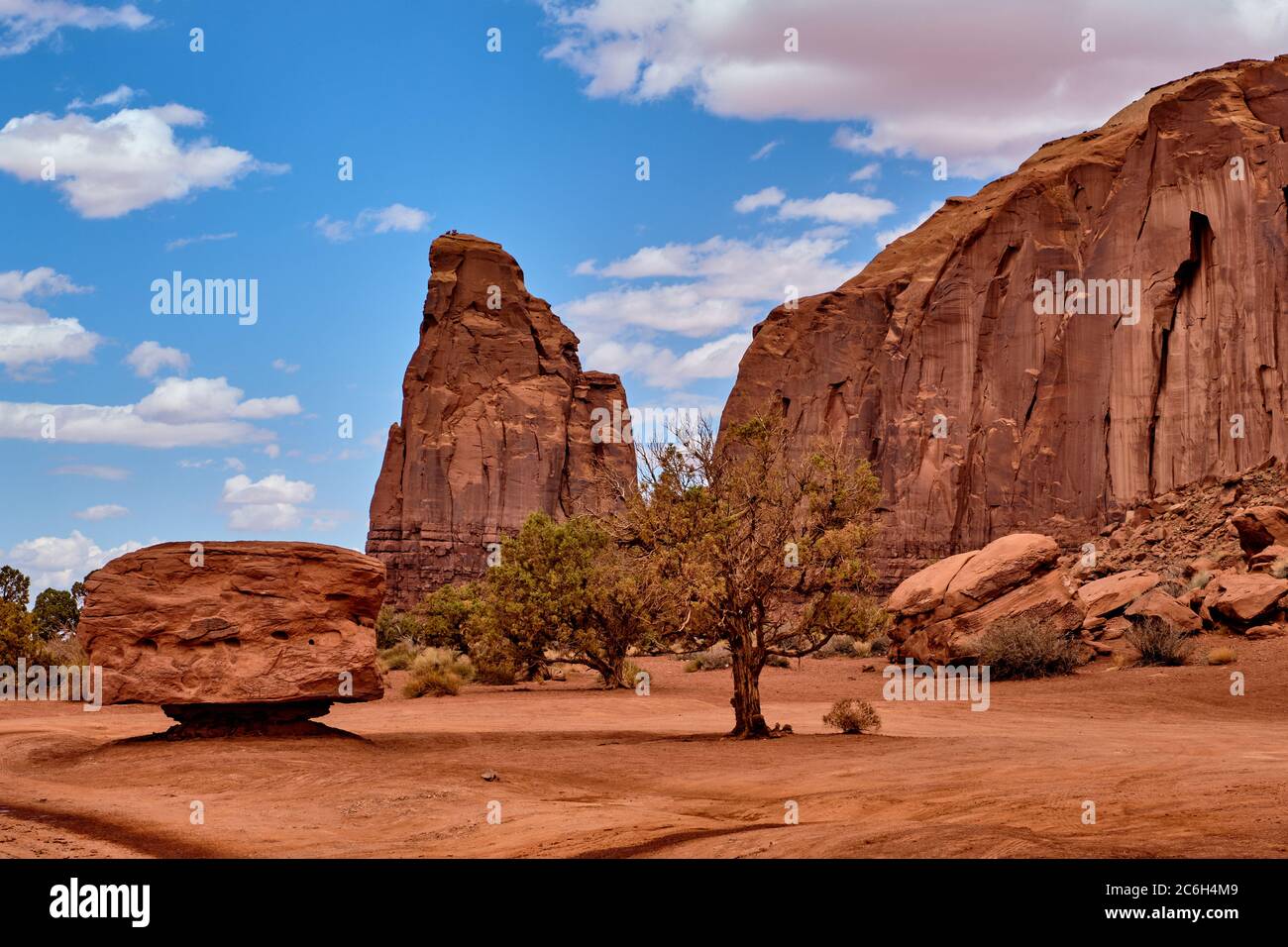 Paysage de Monument Valley. Parc tribal Navajo, États-Unis Banque D'Images