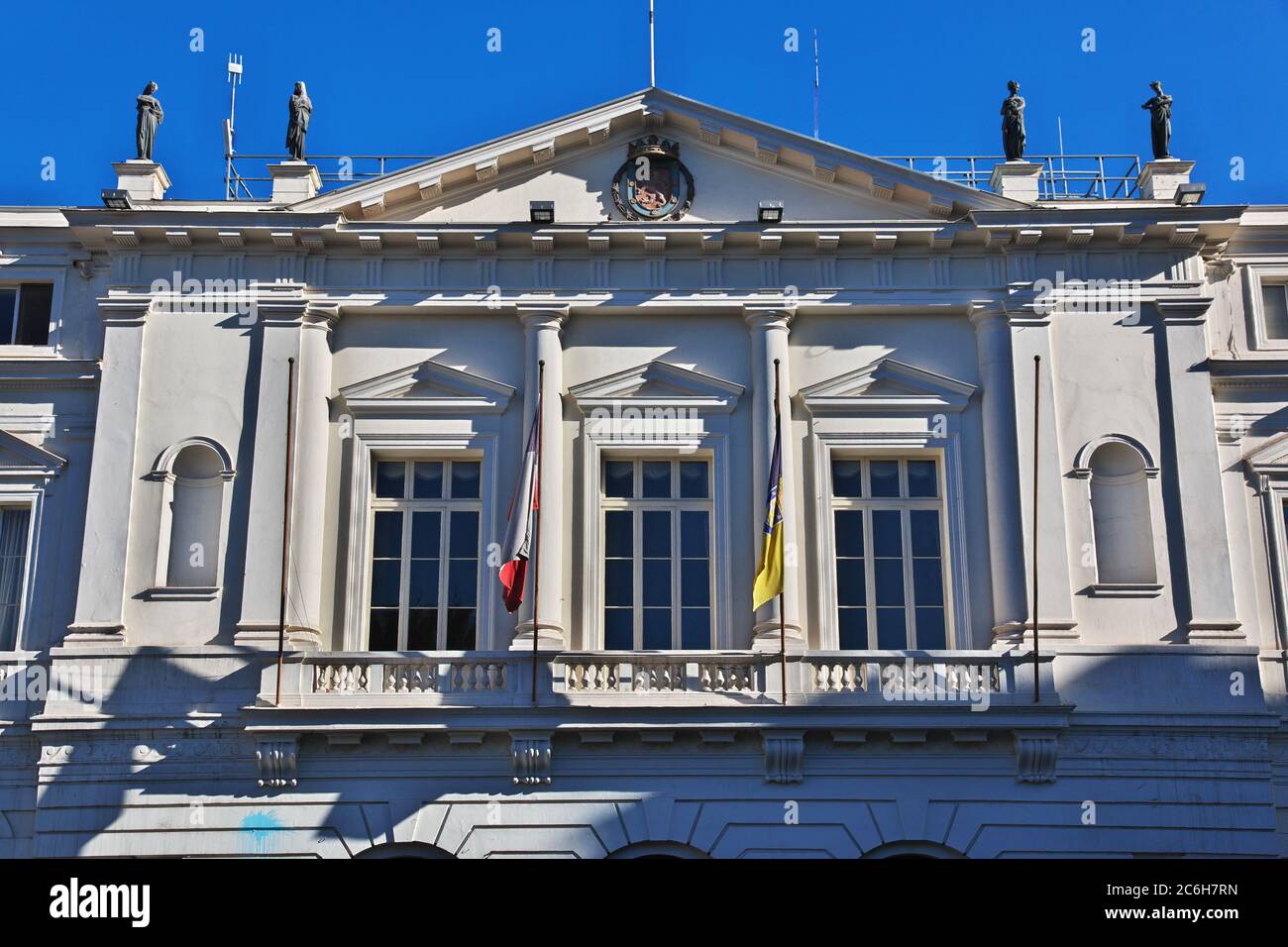 Hôtel de ville de Santiago, Chili Banque D'Images
