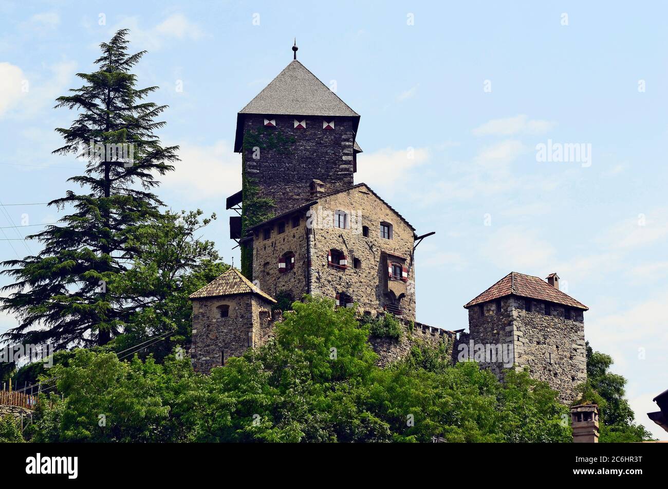 Italie, château Branzoll dans le Tyrol du Sud Banque D'Images