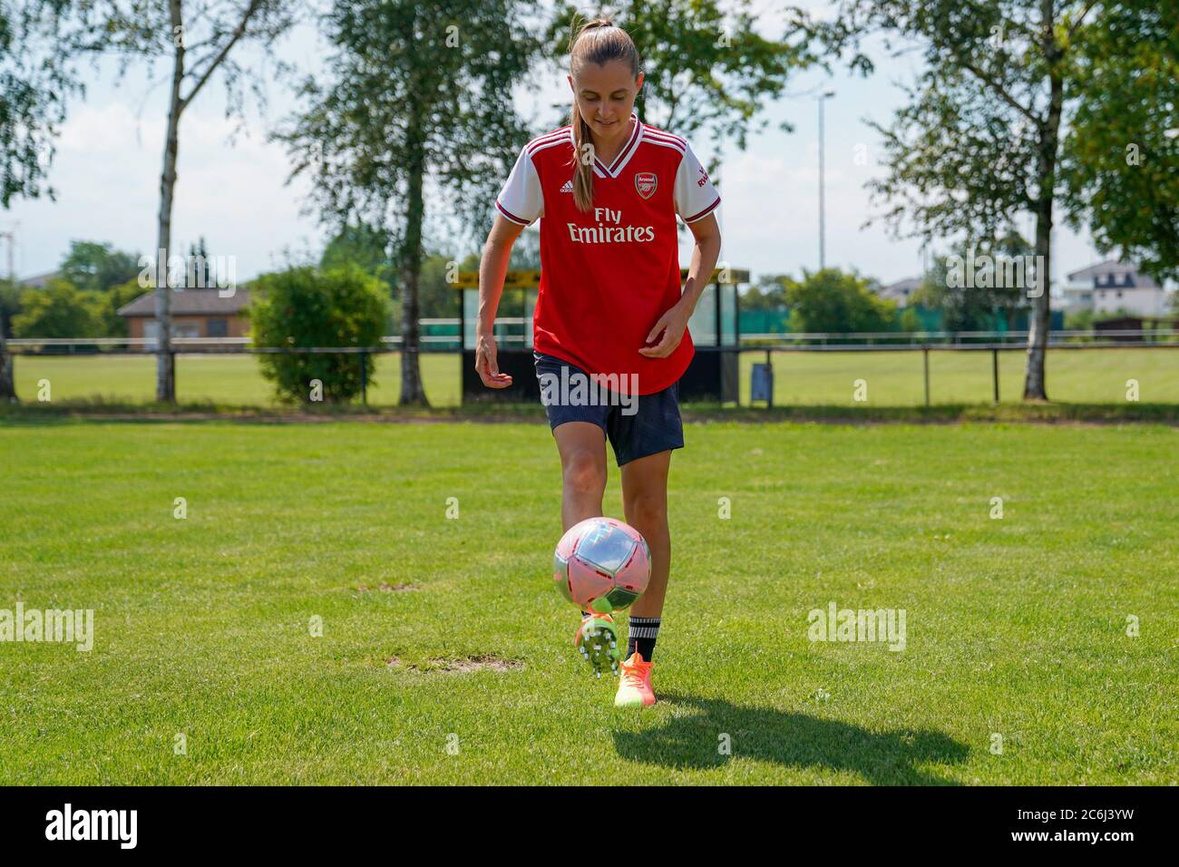 Arsenal Women FC annonce à Londres, Angleterre la signature de Noelle Maritz - Suisse nationale et anciennement VfL Wolfsburg - le vendredi 10 juillet 2020. (Photo officielle du club prise à Wolfsburg, Allemagne par Daniela Porcelli/Sports Press photo) Daniela Porcelli/SPP Banque D'Images