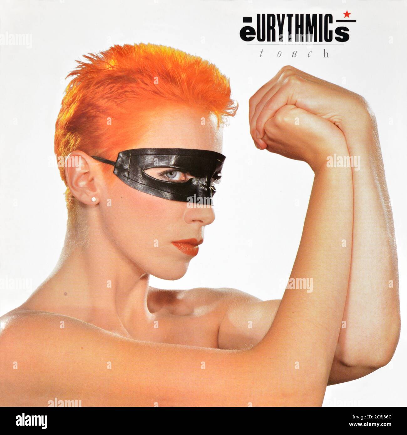 Eurythmics - pochette originale de l'album en vinyle - Touch - 1983 Banque D'Images