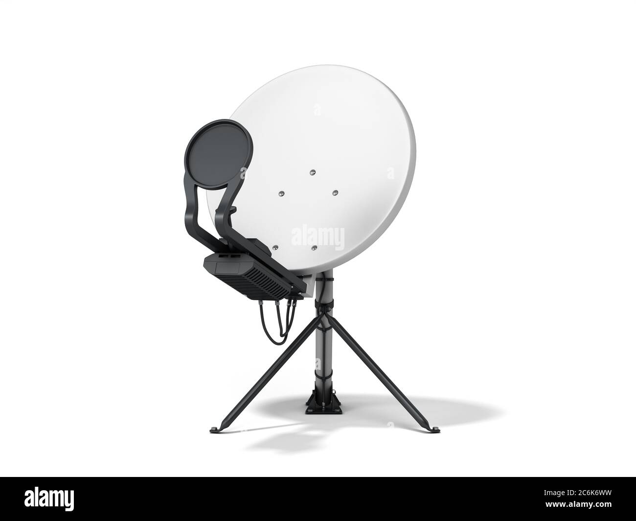 tv satellite ou internet concept satellite parabole 3d rendu sur blanc  Photo Stock - Alamy