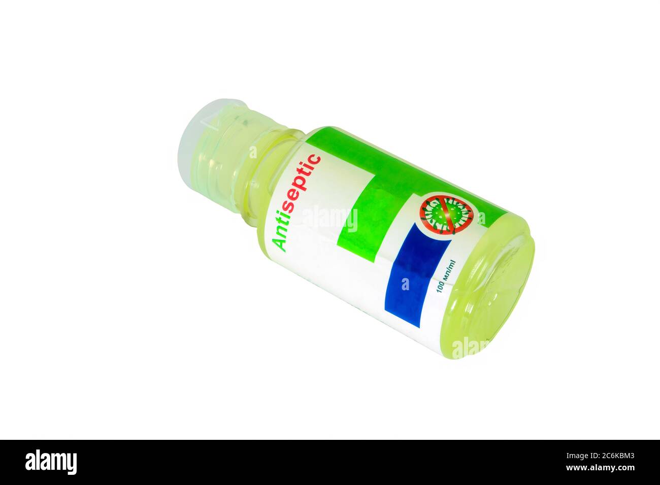 Frottis antiseptique à base d'alcool pour la prévention du coronavirus. Protection contre le germe, l'infection. Mesure d'hygiène pandémique, routine de lavage des mains fac Banque D'Images