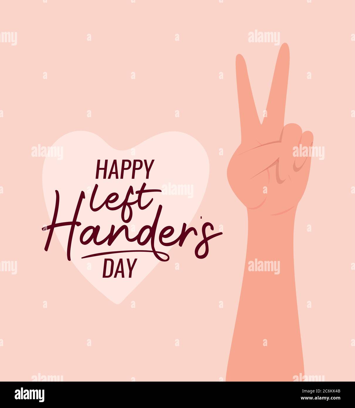 Paix Et Amour Main Avec Heureux Gauche Handers Jour Texte Conception De Vacances Et Theme De Message Illustration Vectorielle Image Vectorielle Stock Alamy