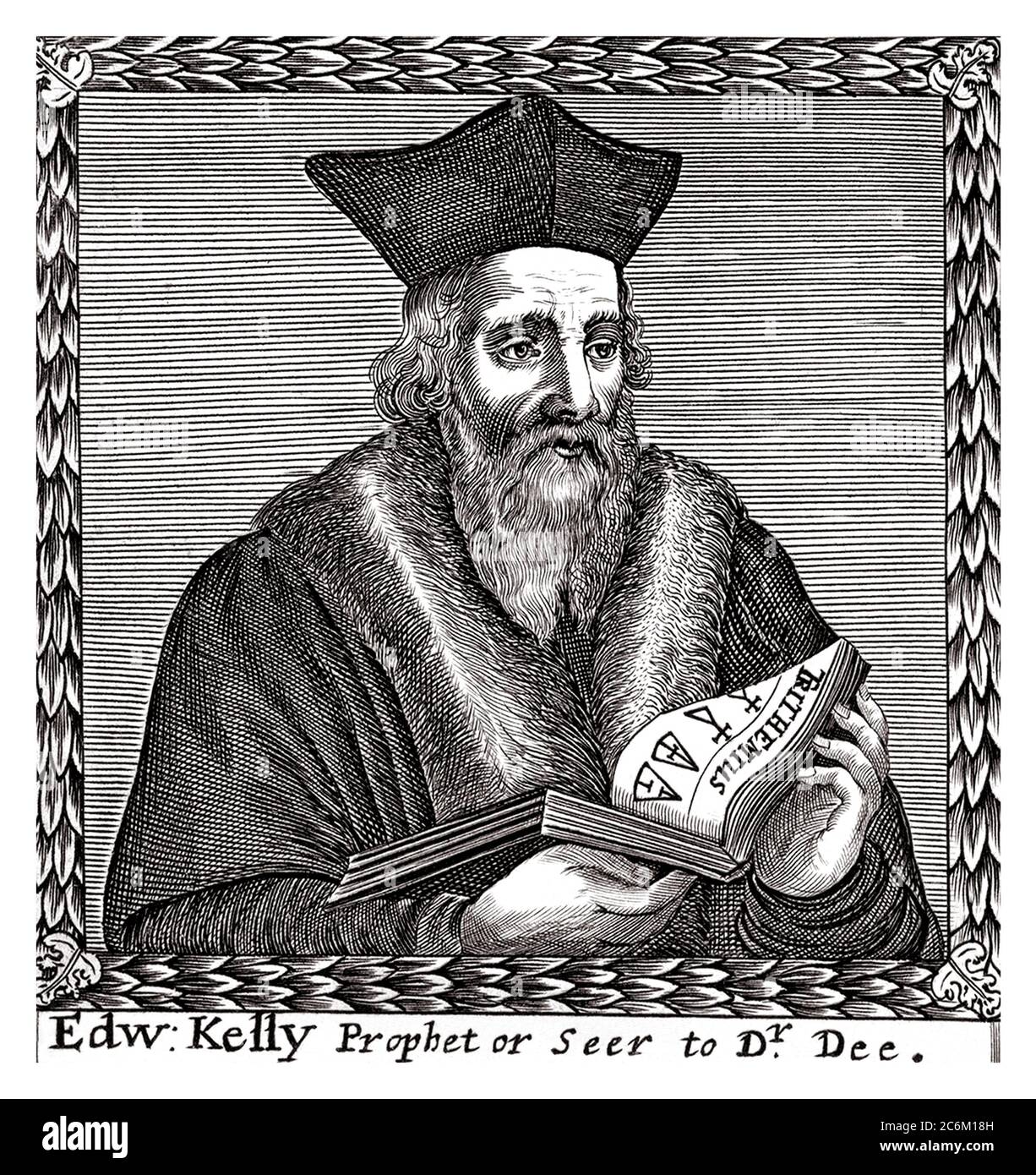 1590 c, GRANDE-BRETAGNE : l'occultiste britannique , l'Alchimiste et le spirististe moyen Sir EDWARD KELLEY ( ou KELLY ou TALBOT , 1555 - 1597 ) . Il est mieux connu pour travailler avec John Dee dans ses investigations magiques . Portrait gravé par Moses Griffiths , pubblié en 1781 . - ALCHIMIE - ALCHIMIE - ALCHIMIA - ALCHIMISTA - MEDIUM - SEDOTE SPIRITCHE - Medianità - Spiritualiste - OCCULTO - OCCULTIMISTA - OCCULTE - MAGIA - MAGICIEN - PARAPSICOLOGIA - Pitra filasiliste - Pierre du philosophe - PALRAO - PALCOLOCOLOGAL - POTH - POTISTA - POTHO - POTHOTHOTHITH - POTHOTHY - POTHOTHOTHOTHITHITHIT rritrato - gravure - incisione - Banque D'Images