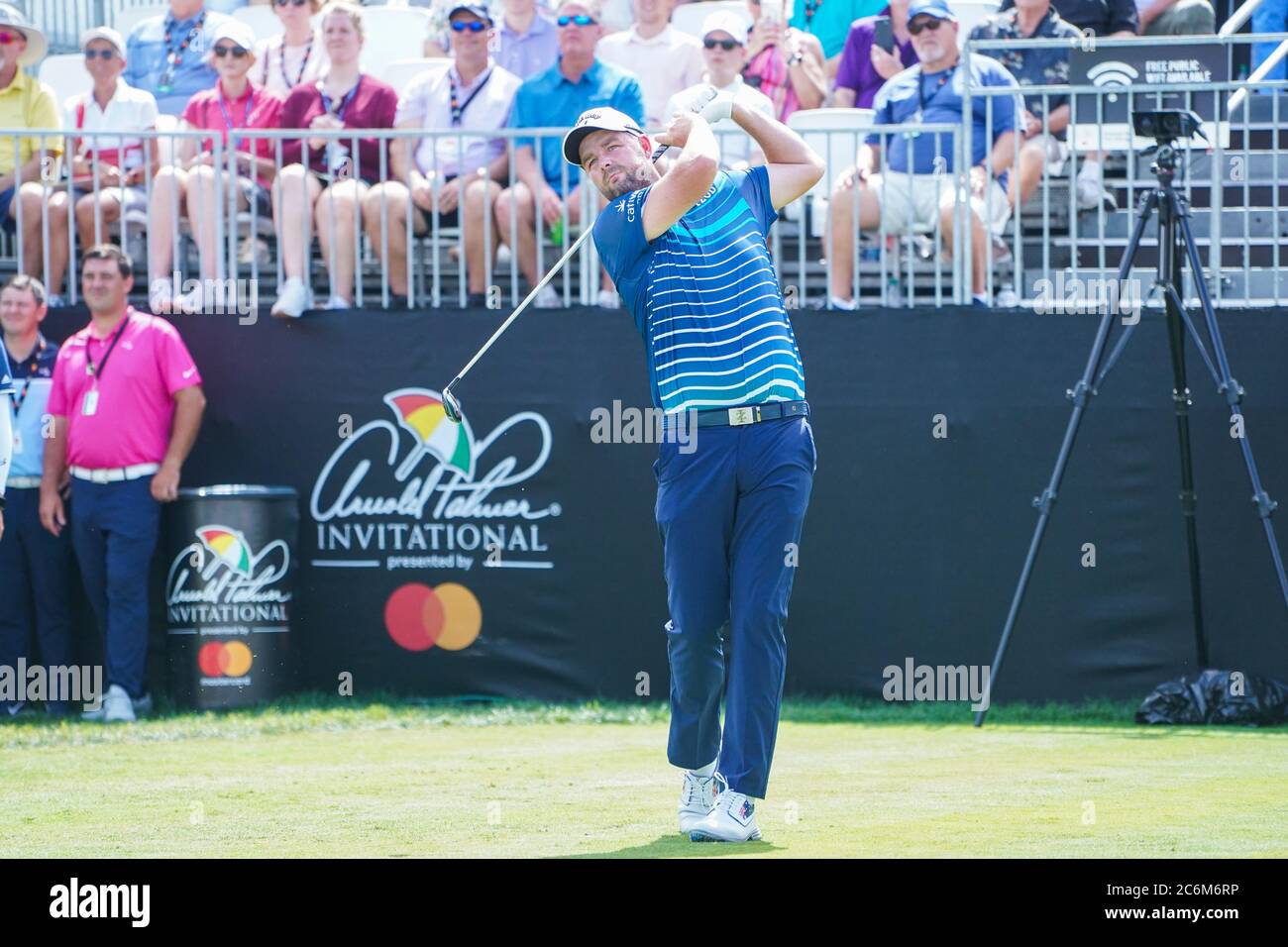 Marc Leishman lors des 2020 groupes de première ronde sur invitation Arnold Palmer au Bay Hill Club Lodge à Orlando, en Floride, le jeudi 5 mars 2020. Crédit photo : Marty Jean-Louis Banque D'Images