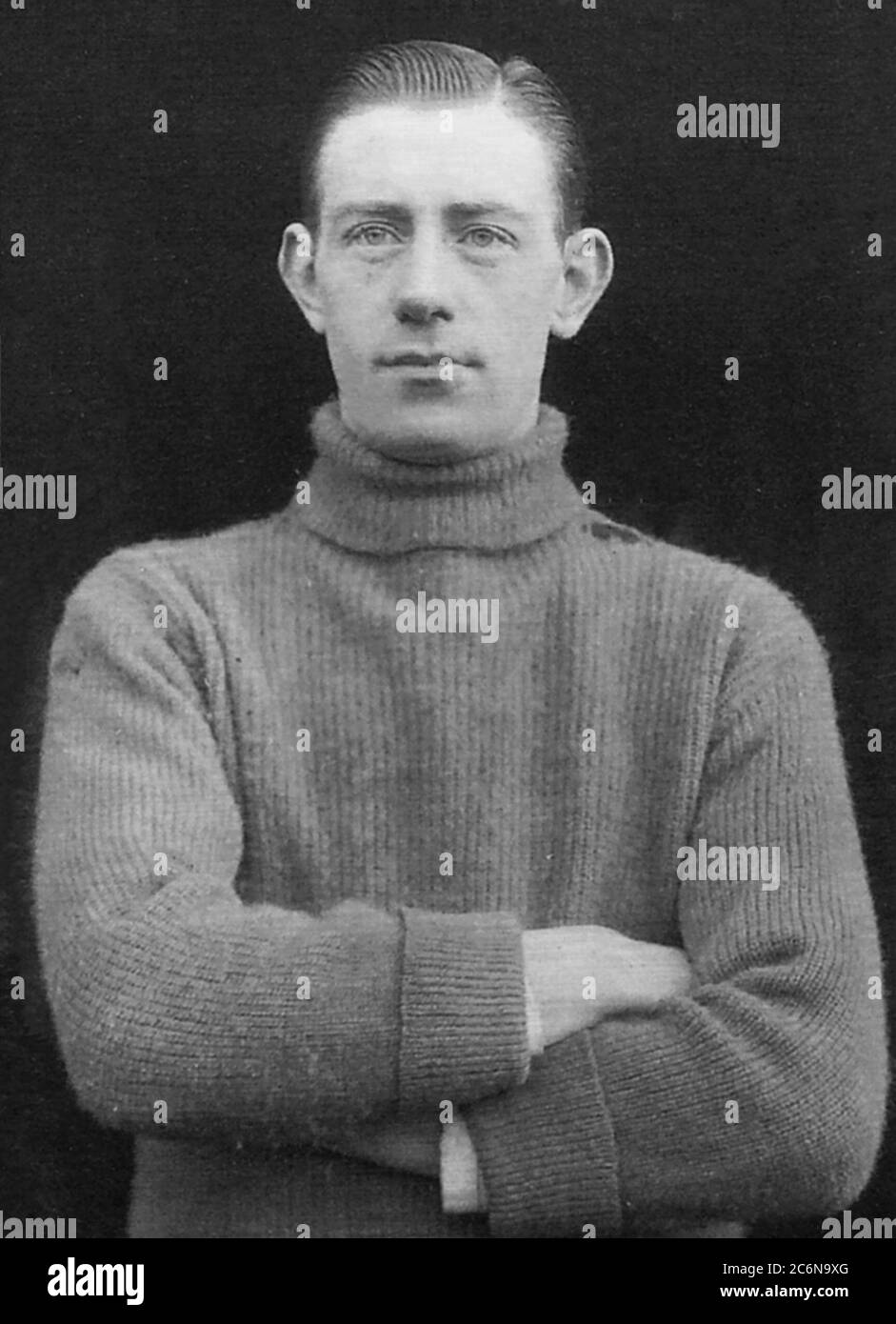 Arthur Briggs, gardien de but de Tranmere Rovers ca. 1924 Banque D'Images