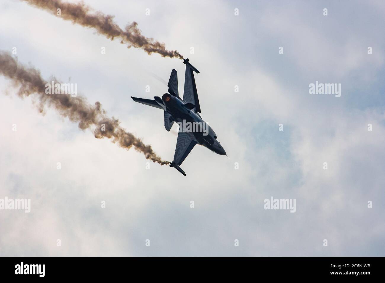 F-16AM Fighting Falcon à Biggin Hill Airshow Banque D'Images