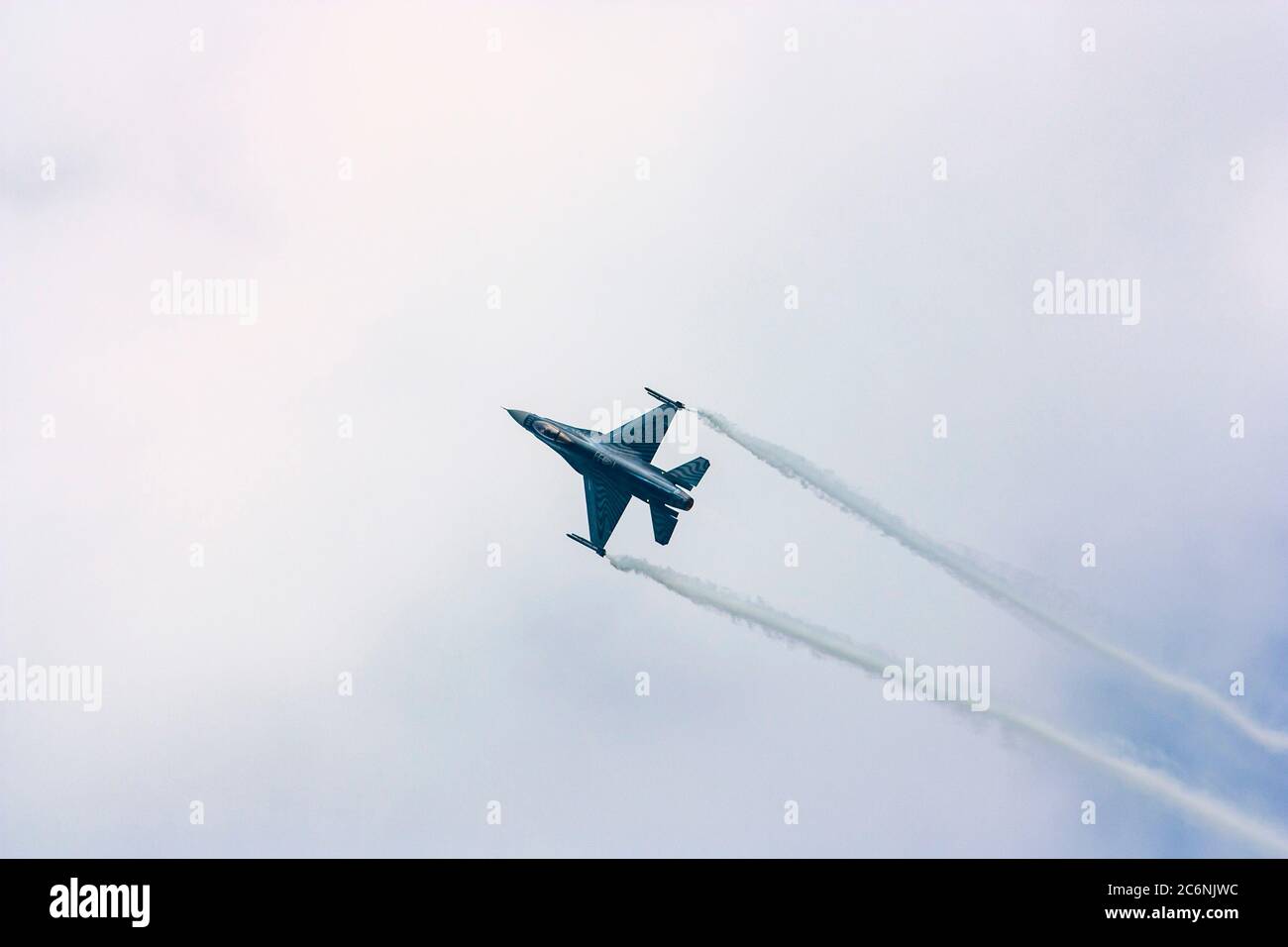 F-16AM Fighting Falcon à Biggin Hill Airshow Banque D'Images