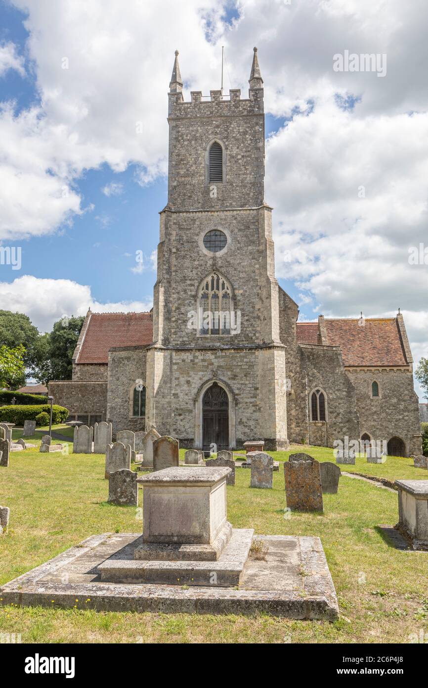 Église Saint-Léonard, Hythe, Kent. Banque D'Images