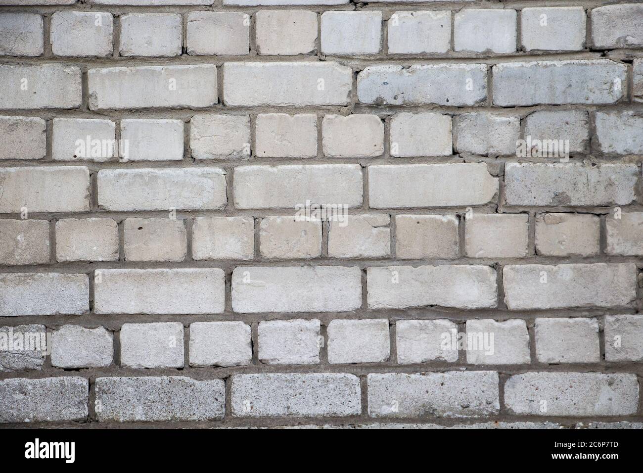 Texture de mur de brique blanche, fond pour le design Banque D'Images