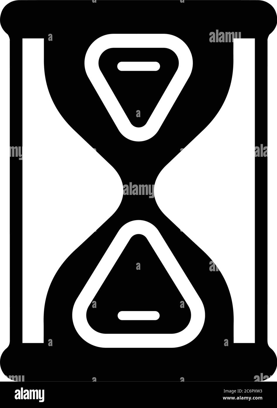 HourGlass, sablier, icône de gestion du temps. Une icône magnifique et méticuleuse. Vecteur bien organisé et modifiable pour toutes les utilisations. Illustration de Vecteur