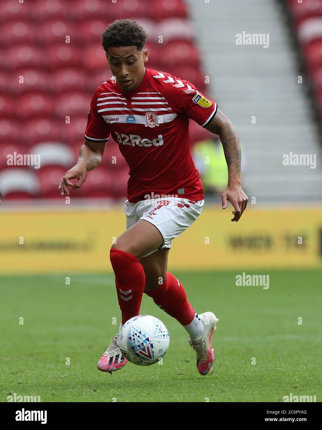 MIDDLESBROUGH, ROYAUME-UNI. 11 JUILLET Marcus Tavernier de Middlesbrough pendant le match de championnat Sky Bet entre Middlesbrough et Bristol City au stade Riverside, Middlesbrough (crédit: Mark Fletcher | MI News ) crédit: MI News & Sport /Alay Live News Banque D'Images