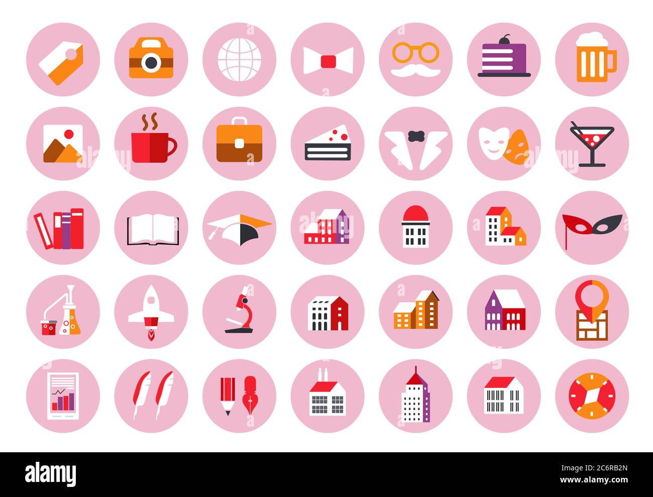 Instagram Highlights couvre les icônes Illustration de Vecteur