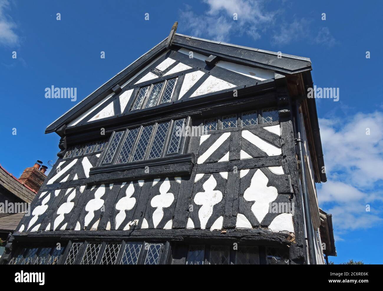Church House, bâtiment à pans de bois, Tarvin, Cheshire, Angleterre, Royaume-Uni Banque D'Images