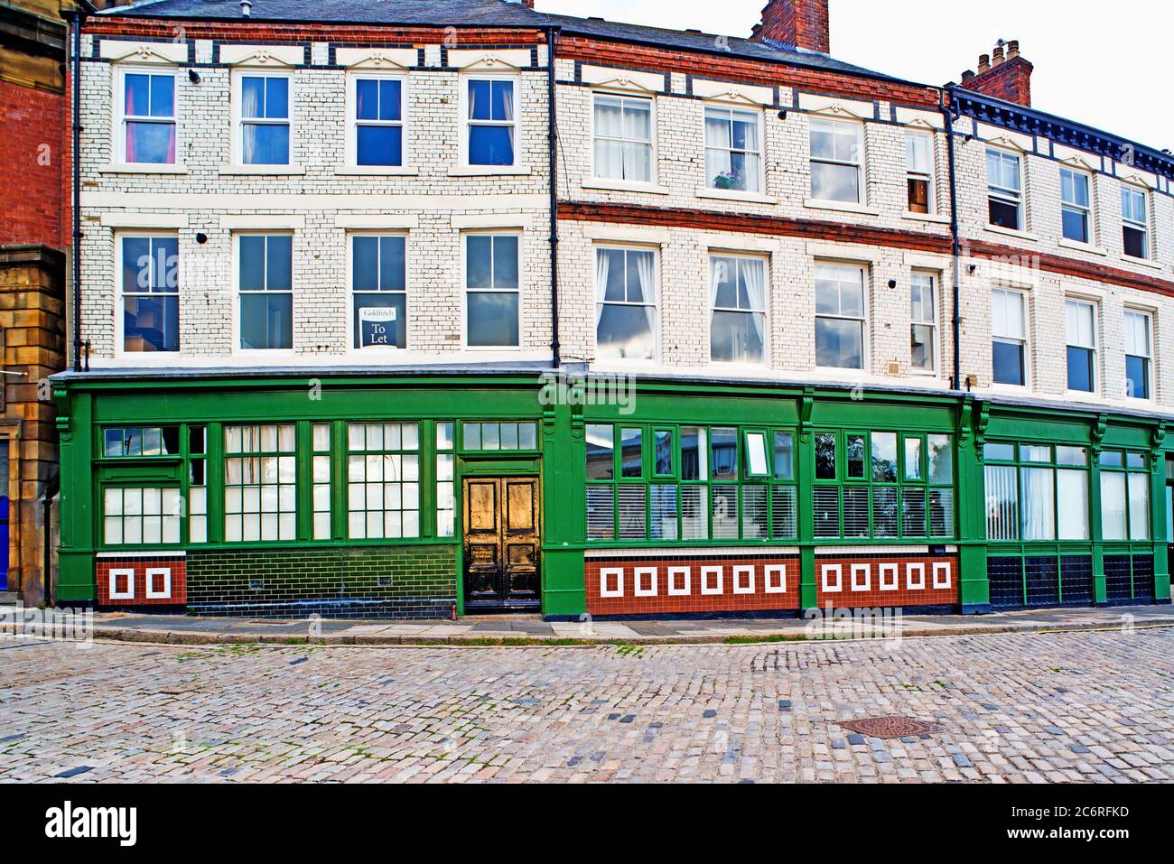 Architecture de la période, barrage de Mill, South Shields, Tyneside, Angleterre Banque D'Images