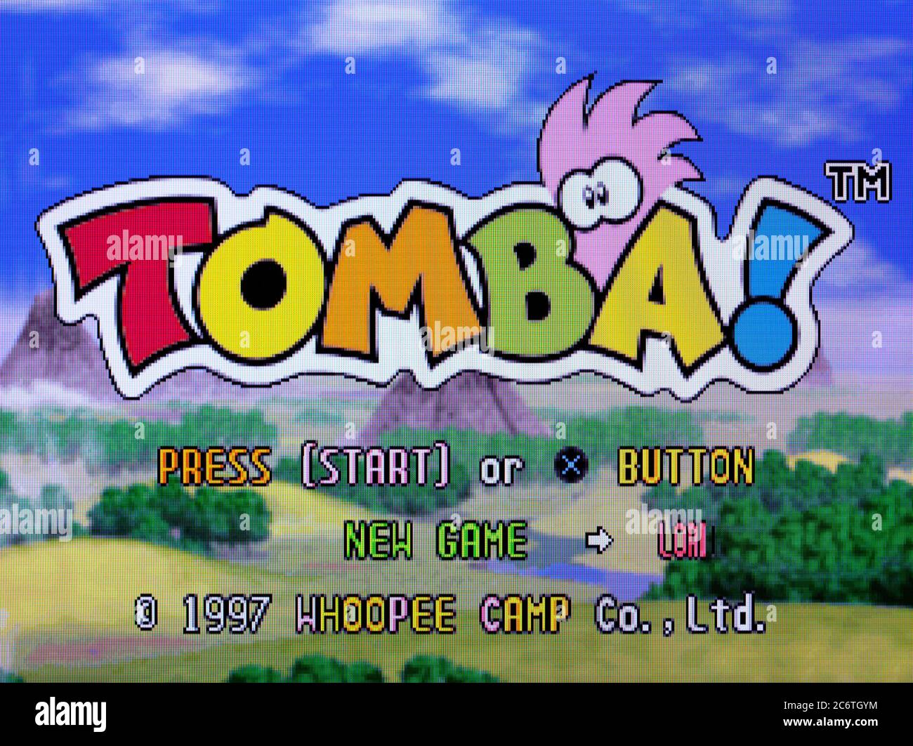 Tomba ! - Sony PlayStation 1 PS1 PSX - usage éditorial uniquement Banque D'Images