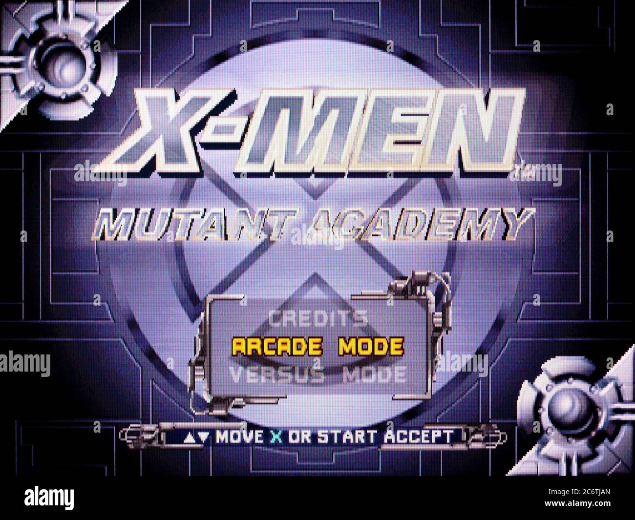 X-Men mutant Academy - Sony PlayStation 1 PS1 PSX - usage éditorial uniquement Banque D'Images