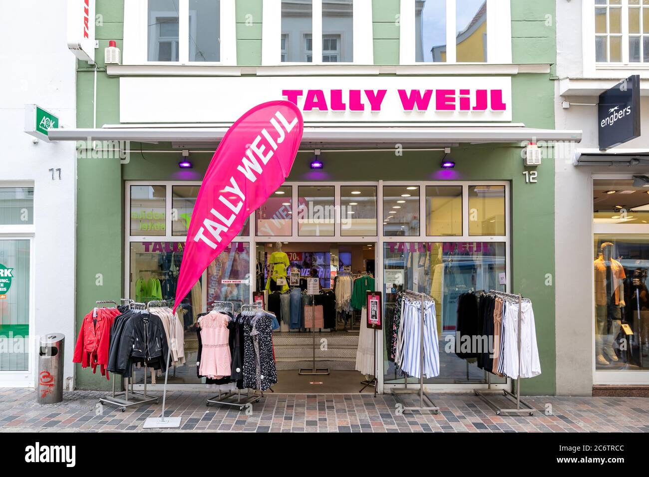 Tally Weijl à Rostock, Allemagne. Tally Weijl est une marque de mode basée  à Bâle, en Suisse, et a été fondée en 1984 Photo Stock - Alamy