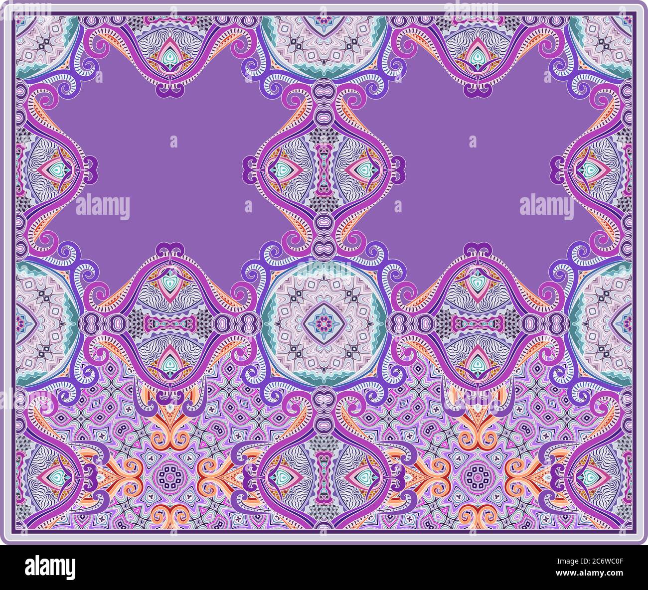 Illustration ornementale ethnique vectorielle Illustration de Vecteur