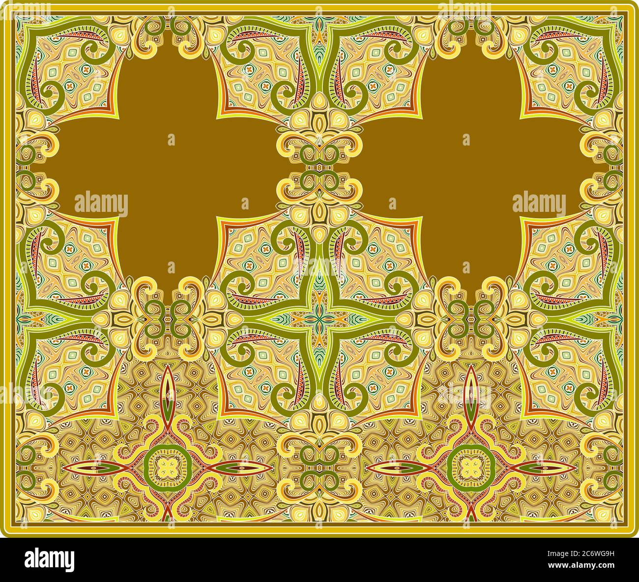 Illustration ornementale ethnique vectorielle Illustration de Vecteur