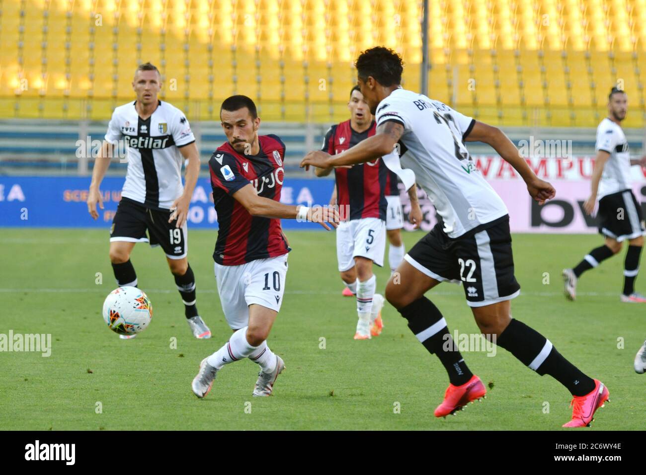 Parme, Italie. parme 2020, Italie, 12 juillet 2020, Nicola Sansone (Bologne) pendant Parme vs Bologne - italien Serie A football Match - Credit: LM/Alessio Tarpini Credit: Alessio Tarpini/LPS/ZUMA Wire/Alay Live News Banque D'Images