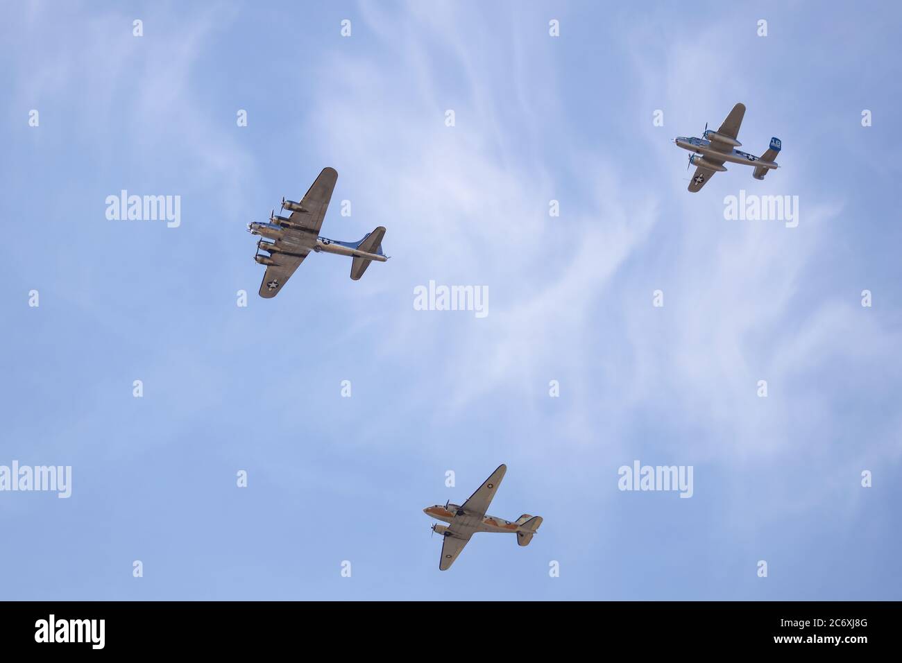 Les avions de la Seconde Guerre mondiale Banque D'Images